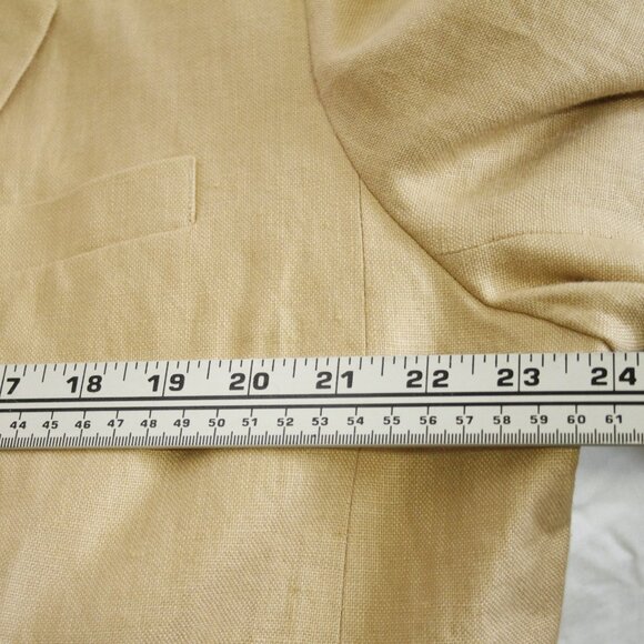 Talbots Linen Beige Blazer 16W New - Picture 3 of 6